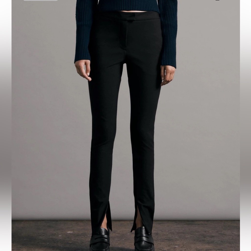 NEW rag & bone Rebecca cotton black pants 4